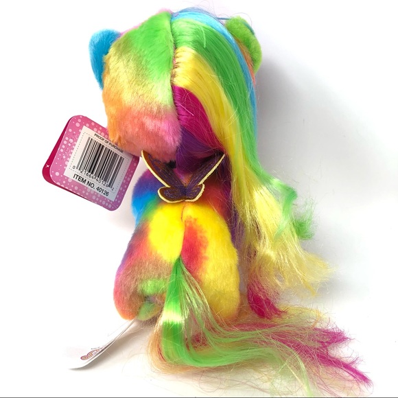 Rainbow Butterfly Unicorn Kitty - Unicorn Felicity Plush Stuffed Animals Toy 7” - Picture 2 of 3